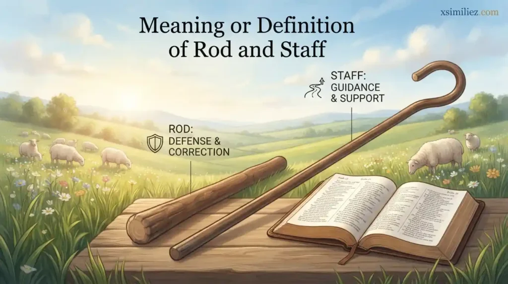 Meaning or Definition of Rod and Staff