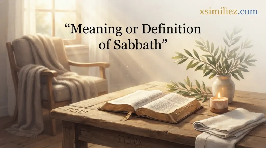 Meaning or Definition of Sabbath