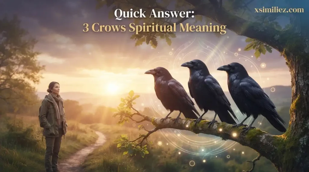 Quick Answer: 3 Crows Spiritual Meaning