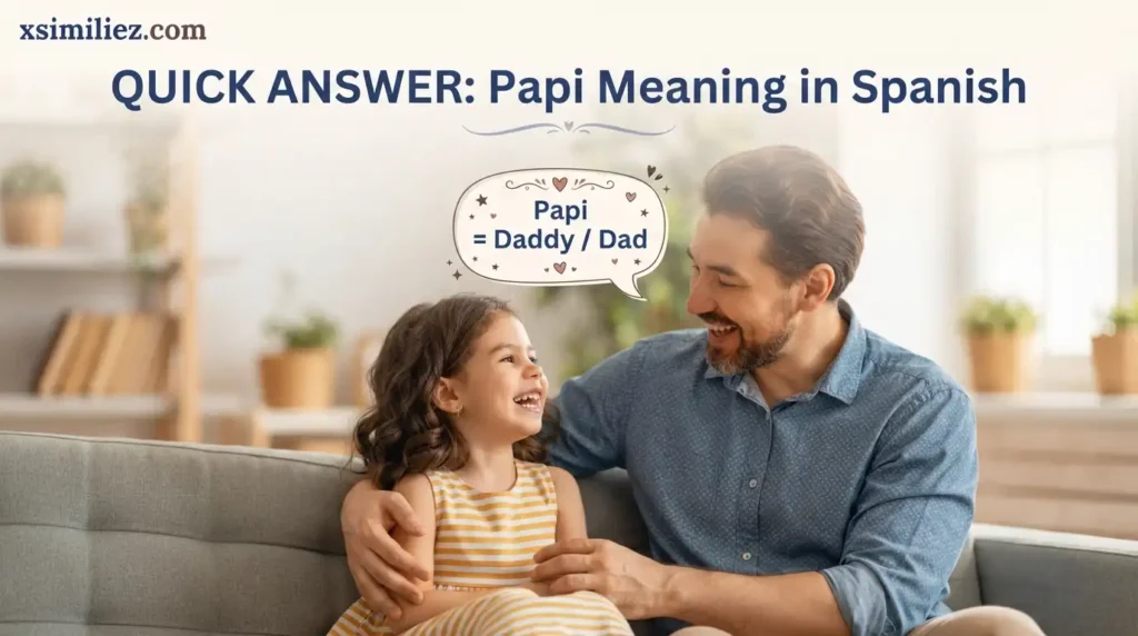 Quick Answer: Papi Meaning in Spanish