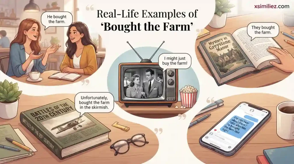 Real-Life Examples of "Bought the Farm"