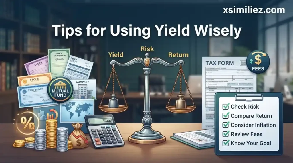 Tips for Using Yield Wisely