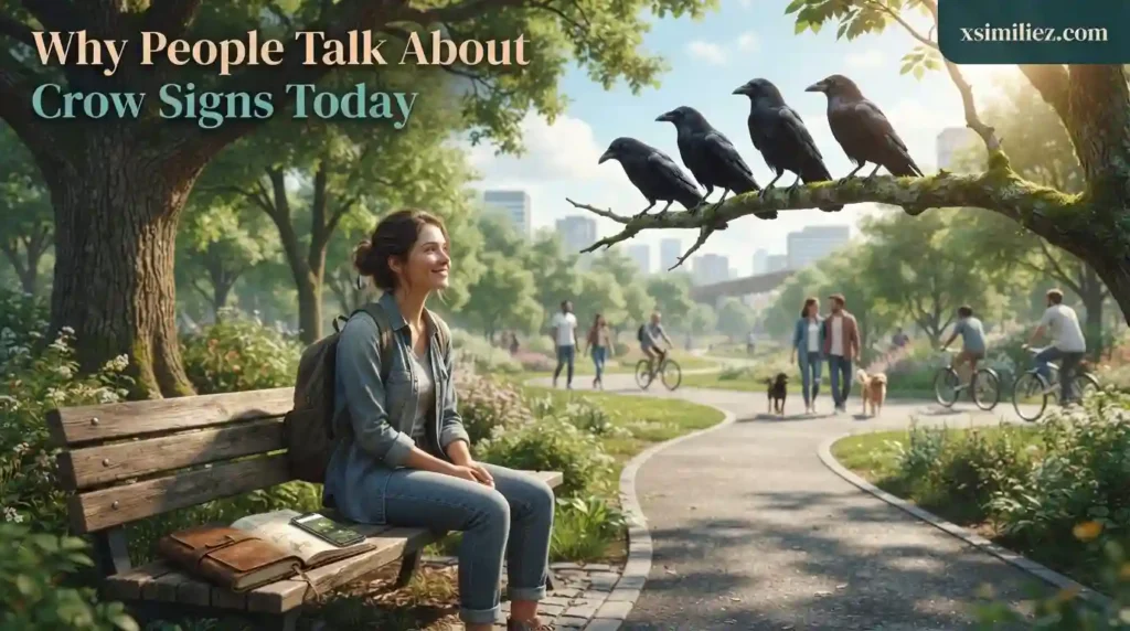 Why People Talk About Crow Signs Today