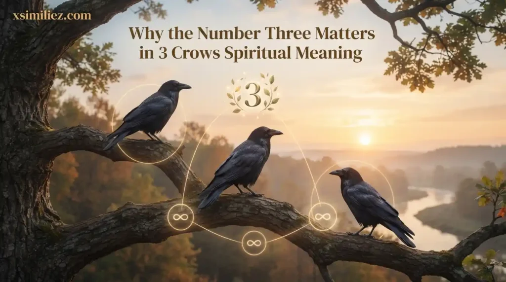 Why the Number Three Matters in 3 Crows Spiritual Meaning