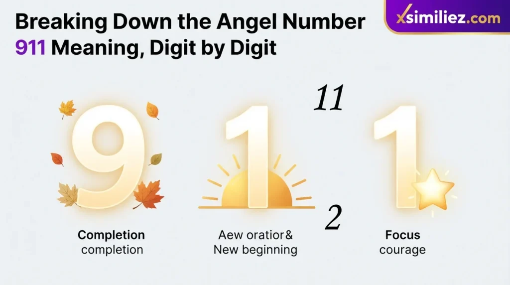 Breaking Down the Angel Number 911 Meaning, Digit by Digit