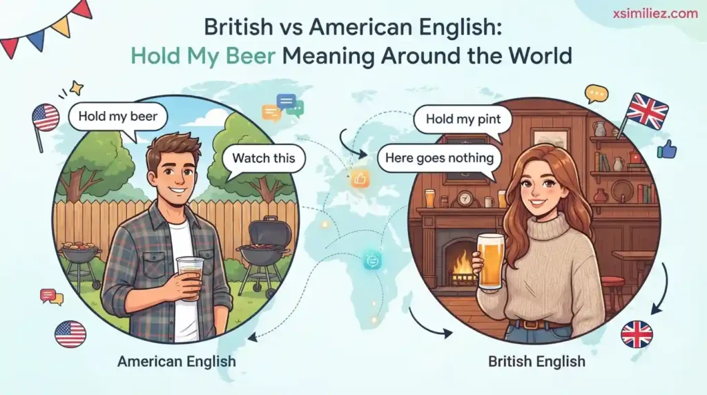 British vs American English: Hold My Beer Meaning Around the World