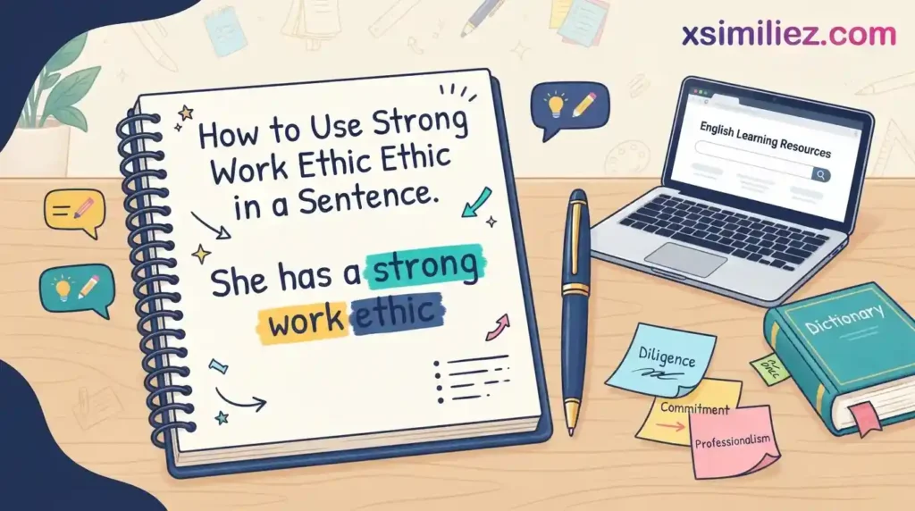 How to Use "Strong Work Ethic" in a Sentence