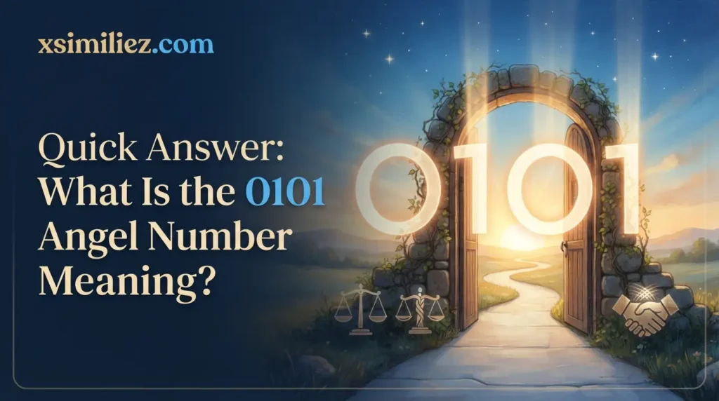 Quick Answer: What Is the 0101 Angel Number Meaning