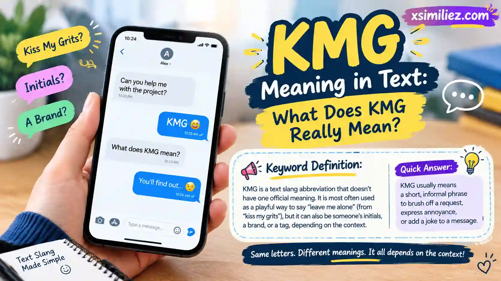 KMG Meaning in Text