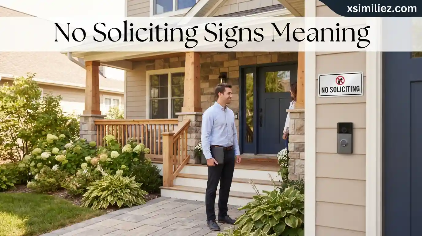 No Soliciting Signs Meaning