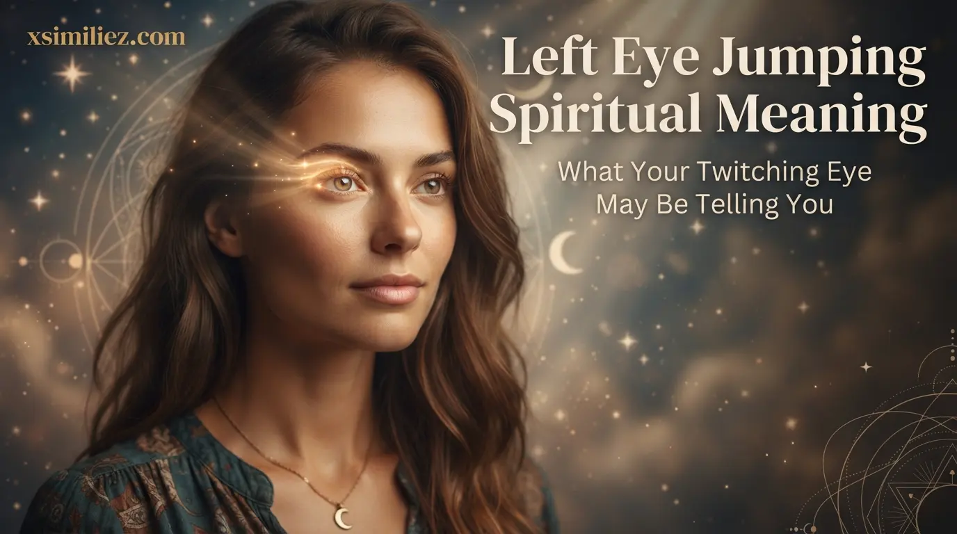 left eye jumping spiritual meaning